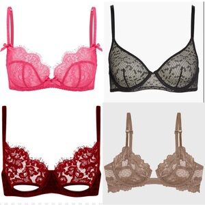 Bundle of elegant and sexy size 34D bras